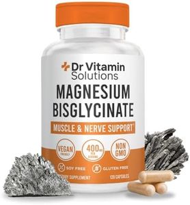 Magnesium Glycinate 400mg - Albion Chelated Bisglycinate for Sleep, Muscle & Nerve Support, Calm & Relaxation for Women and Men | High Absorption, Gentle on Stomach | Non-GMO, 120 Vegan Capsules