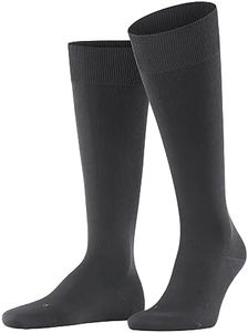 FALKE Men's Ultra Energizing M KH Cotton With Compression 1 Pair Knee-High Socks, Grey (Anthracite 3110) - Calf circumference W4, 7-8