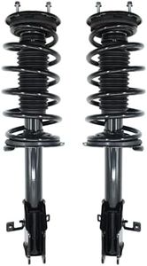 LZWELL Front Struts Left Right Shock Absorber 172888 172889 Coil Spring Assembly Compatible with 2007-2014 Edge 2007-2015 MKX