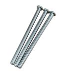 Hinge Outlet Hinge Pins for Doors, 4 inches, Satin Nickel, 3 Pack