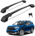 KINGGERI 220lbs Roof Rack Cross Bars Compatible with Honda Pilot 2023 2024, Heavy Duty Aluminum Lockable Roof Rails Crossbars for Rooftop Cargo Basket Carrier Bag Luggage Rails Kayak Canoe, KG2-8887
