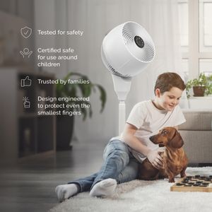 Meaco MeacoFan 1056P Pedestal Air Circulator – Quiet Oscillating Fan with Remote
