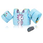 Welebar Swim Vest for Toddler 28-70 lbs, Floaties with Arm Wings for Boys and Girls Swimming, Suit for Infant/Toddler/Children