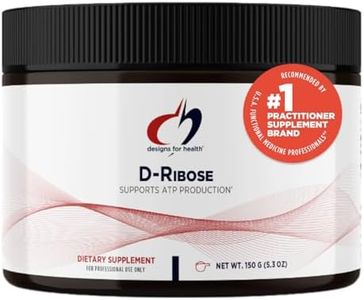 Designs for Health D-Ribose Powder - 5000mg Pure D-Ribose Supplement - May Support Athletes, Workouts, Energy + Muscles - Non-GMO Drink Mix Powder, No Added Sugar (30 Servings / 150g)