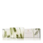 Thymes Pine Needle Candle Set – Scented Candle with Notes of Crisp Siberian Fir, Cedarwood and Sandalwood - Seasonal House Decor - Luxury Home Fragrance - Frasier Fir (3.75 Oz)