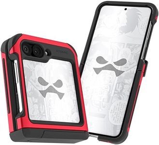 Ghostek Atomic Slim Galaxy Z Flip 6 case with Built-in Kickstand - Aramid Back with Aluminum Metal Bumper, Protective Phone Case, Limited Edition Color for 2024 Samsung Z Flip 6 Case (6.7") (Aramid)