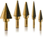 NEIKO 10197A Step Drill Bit Set, 5 