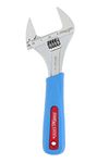 Channellock 8WCB WideAzz Adjustable Wrench with Code Blue Grips, 1-1/2-Inch Opening, 8-Inch Overall Length