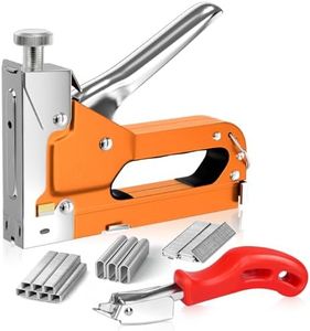 3 in 1 Heavy Duty Staple Gun, Lytool Staple Gun Heavy Duty for Wood with 2000 Staples, Staple Gun Remover, Upholstery Staple Gun, Adjustable Force, for Wood, Crafts, Carpentry, Decoration DIY