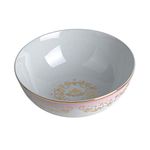 Disney Princess 10.5" Porcelain Ceramic Serving Bowl with Gold Detail