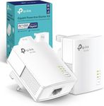 TP-Link TL-PA717KIT 1-Port Gigabit Powerline Starter Kit, Powerline Network Adapters Data Transfer Speed up to 1000 Mbps, Ideal for HD/3D/4K Video Streaming and Online Gaming,No Configuration Required
