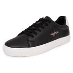 Nautica Men's Classic Lace-Up Low Top Fashion Sneaker Loafer - Stylish and Comfortable Casual Shoe, Black-myton 2, 13