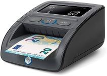 Safescan 155-S Automatic Counterfeit Banknote Detector Checks Banknotes in Four Positions with 100% Accuracy for Multiple Currencies, 112-0668