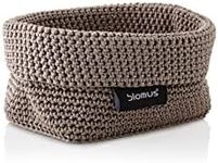 blomus Crochet Basket, Synthetic fibre, Taupe, M