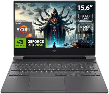 HP - Victus 15.6" Gaming Laptop - AMD Ryzen 5 7535HS - 8GB Memory - NVIDIA GeForce RTX 2050-512GB SSD - Mica Silver