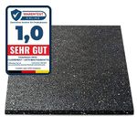 Premium Anti-Vibration Mat 60 x 60 cm - Made in Germany - for Washing Machine Dryers etc. - Can be Cut to Size - Available in 4 Thicknesses (60 x 60 x 2.0 cm)