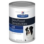 Hills Prescription Diet Z/D Food Sensitivities Dog Food Cans - 12 x 370g