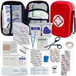 First Aid Kit 284pcs Medical Travel