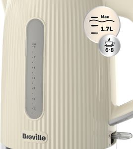 Breville Vanilla Cream Kettle 1.7L – Electric Jug, Cream Finish
