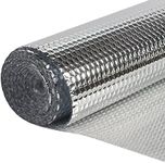 Foil Laminated Bubble Wrap Roll Cushioning Single Sided Waterproof Sun Protection 5 Metre Roll (500mm x 5M)