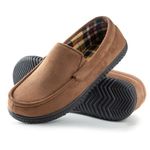 RockDove Men's Alexander Flannel Lined Loafer, Size 12 US Men, Brown