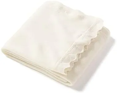 State Cashmere Luxe Blanket - Ultra Soft Cover for Bed, Sofa & Car Seats - Couch Throw Made w/ 100% Inner Mongolian Cashmere - Lightweight Travel Blanket - (Ivory, 40"x30")