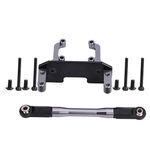 1:10 Scale Servo Stand Mount with Steering Link Rod Vehicles Accessory Compatible with Axial SCX10 II 90046 Kits