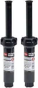 Toro 570 Series 4" Pop-Up Sprinkler with 15' Adjustable Nozzle, 2-Pack
