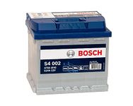 Bosch S4002 - Car Battery - 52A/h - 470A - Lead Acid Technology - for Vehicles Without Start/Stop System - Type 012/079, 207 x 175 x 190 mm