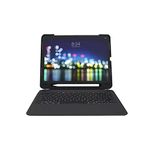 ZAGG Slimbook Go - Ultrathin Case, Hinged with Detachable Bluetooth Keyboard - Made for 2019 Apple iPad Pro 12.9" - Black