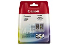 DUO PACK - Canon black & colour ink cartridge for various printers ( click to view printers)