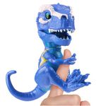 Untamed Roaring Dinos Interactive T-Rex, Cobalt (Blue), 40+ Sounds and Reactions, Dinosaur Responds to Touch (Ages 5+)