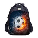 MATMO Soccer Backpack for Boys, Soccer Print Backpack Cool Football Pattern School Bag, Soccer Backpack 22-11, One_Size, Cartoon