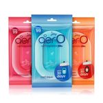 Aer O Car Air Fragrance | Long-lasting |Gel| Mix Cool-Rose-Musk Aqua Pack of 3 (30g) | Lasts up to 30 days