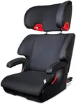 Clek Oobr High Back Booster Seat with Adjustable Headrest, Reclining Design, Latch System, and Retardant-Free Fabric (Mammoth Ziip)