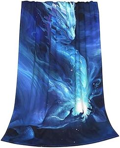 Meteor Dragon Blanket Flannel Throw Bed Blankets Cozy Lightweight Soft Bedding for Sofa and Bed 80x60 Inch