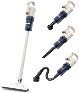 UN1QUE 2 in 1 Handheld & Stick Vacuum Cleaner for Home,500W Handheld Vacuum with 15000PA Suction, 0.8L Washable HEPA Filter,Adjustable Head, Bagless Dry Vacumming,Deep Clean for Hard Floor,Carpet