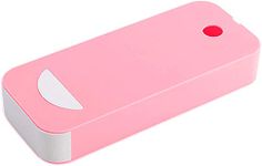 UNIQUE CART® Under Desk Drawer Organizer, Self-Adhesive Desk Drawer Slide Out, Attachable Under Desk Storage for Office School Home,Hidden Desk Drawer for Stationery Cutlery Makeup Tools (Pink)