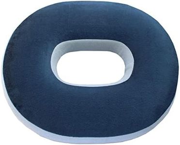 Eder Care Orthopaedic Foam Donut Ring Pillow Coccyx Seat Cushion for Piles Haemorrhoid Coccyx Sciatica Tailbone Back Pain Fistula Prostate Post Natal Pain Relief Chair, Blue