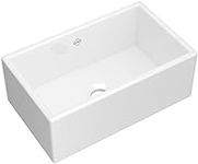 Rohl MS3018WH FIRECLAY Kitchen Sink