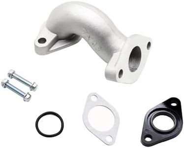 PRO BAT 19mm Intake Manifold with Gasket Screw Kit for 50cc 90cc 110cc 125cc Motovox MVX70 70cc Pit Dirt Bike TaoTao Kinroad Coolster 110cc Peace Eagle 3050B 3050B-2 3050C 3050D ATV Quad Buggy