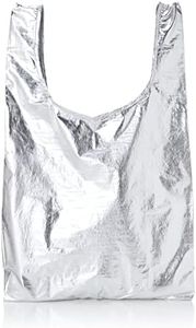 Bagu Standard Eco Bag, Metallic, 100% Recycled, silver (metallic silver)