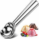 Jamboree Ice Cream Scoop, 1Pcs Nonstick Anti-Freeze Ice Cream Scooper One Piece Aluminum Design Dishwasher Safe