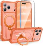 FNTCASE for iPhone 18 Pro Max/ 17 Pro Max Case with 360 Spin Magnetic Stand
