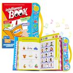 FunBlast Audio Book for Kids - My English EBook with Alphabet, Numbers, Shapes, Animals, Nursery Rhymes, Educational Phonetic Learning Toy for 3 + Year Kids, Boys, Toddlers (B)