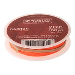 Scientific Anglers Fly Line Dacron Backing, Orange, 20#/100 yd