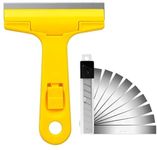 Istara Razor Scraper Remover for Cleaning Paint, Caulk, Adhesive, Label, Decal, Sticker from Window, Glass, Tile, Floor, Stove Top Floor Tile Grout Remover mirror Glass Window Cleaning