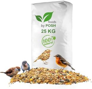 25 kg de alimento para pájaros, comida para aves silvestres, 4 estaciones, mezcla premium (25 kg)