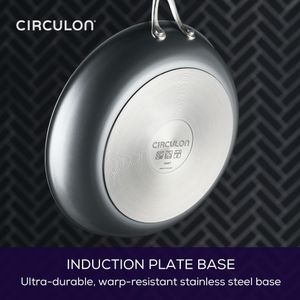 Circulon 5-Piece Induction Pan Set – Grey Non-Stick Cookware
