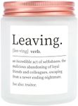 Coworker Leaving Candle Gifts, Funny Going Away Gifts for Coworker, Goodbye Gifts for Coworker, Farewell Gifts Retirement Gifts New Job Gifts for Women Men, Colleagues, Friends(8oz)